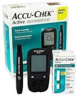 Kit Medidor De Glicose Accu-chek Active Roche - Produto 8 mais recomendado com 4.7 estrelas