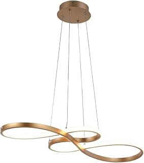 Lustre Pendente Led 40W Ouro 3 em 1 Nitrolux Bivolt LP016A - Produto 1 mais recomendado com 4.8 estrelas