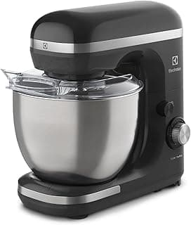 Batedeira planetária Electrolux potente capacidade 5L 750W 12 velocidades tigela inox função pulsar massa pesada pes antiderrapante EKM40 preto 127v - Produto 6 mais recomendado com 4.5 estrelas