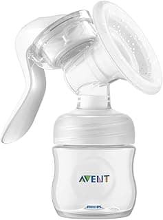 Philips Avent Extrator de Leite Manual, Extração fácil com tecnologia de Movimento Natural, almofada de silicone, frasco Pétala 125ml, bomba de tirar leiteSCF430/03 - Produto 5 mais recomendado com 4.5 estrelas