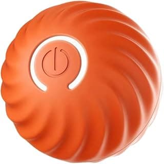 Bolinha Pet Interativa Com Movimento Automático – Brinquedo Interativo Recarregável USB, Estimula Exercícios e Reduz Estresse Premium (LARANJA) - Produto 7 mais recomendado com 3.4 estrelas