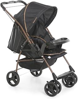 Carrinho de Bebê Galzerano Milano Reversível III 1018 até 15Kg Preto - Produto 7 mais recomendado com 0 estrelas