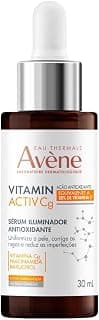 Avène Vitamin Activ Cg Sérum Iluminador Antioxidante Com Vitamina Cg, Bakuchiol e Niacinamida, Ilumina a pele, Corrige Rugas e Linhas Finas, Reduz Manchas, Uniformiza o Tom da Pele e Melhora Firmeza e Elasticidade, Fórmula Indicada para todos os tipos de pele inclusive as Peles Sensíveis, 30 ml - Produto 2 mais recomendado com 4.8 estrelas
