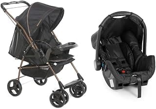 Carrinho + Bebê conforto Milano Grid Cobre Galzerano 1017 - Produto 2 mais recomendado com 4.7 estrelas