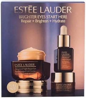 Estée Lauder Creme para os olhos Advanced Night Repair Conjunto de 3 peças para viagem para cuidados com a pele | Repair + Brighten + Hydrate | Inclui sérum facial 14 ml + 4,8 g - Produto 7 mais recomendado com 4.6 estrelas