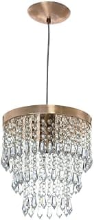 Lustre Pendente De Cristal Acrílico Manucrillic Cobre - Produto em review com 4.6 estrelas e 1.000 avaliações
