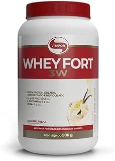 Vitafor - Whey Fort 3W - 900g - Baunilha - Produto 2 mais recomendado com 4.7 estrelas