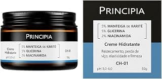 PRINCIPIA, Creme Hidratante Facial 5% Manteiga de Karité + 5% Glicerina + 2% Niacinamida CH-01 com 50g - Produto 7 mais recomendado com 4.8 estrelas