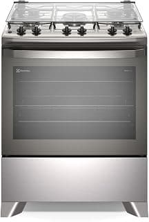 Fogão Electrolux 5 bocas Efficient com PerfectCook Cinza FE5IC - Produto 7 mais recomendado com 4.4 estrelas