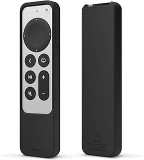 elago Capa R2 Slim Compatível com Apple TV 4K HD Siri Remote 3ª Geração, Compatível com Apple TV 2021 Siri Remote 2ª - Slim, leve, sem arranhões, acesso total a todas as funções [preto] - Produto 5 mais recomendado com 4.6 estrelas