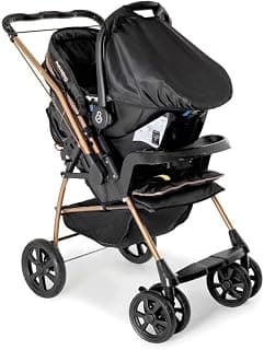 Travel System Galzerano Carrinho de Bebê Milano Reversível III 1019 Preto Golden - Produto 8 mais recomendado com 0 estrelas