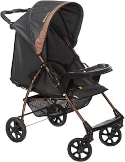 Carrinho de Bebe Romano Preto Cobre PTC - Galzerano 1035PTC - Produto 3 mais recomendado com 4.6 estrelas