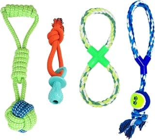 4 Brinquedo Pet Corda Mordedor Resistente Interativo Cachorro Forte - Produto 6 mais recomendado com 4.1 estrelas
