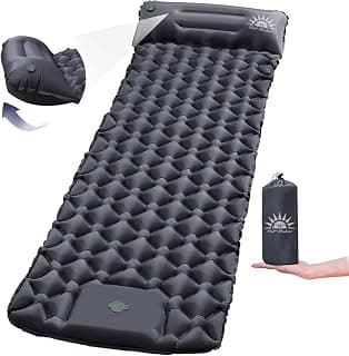 Colchonete Camping Colchão Inflável Solteiro, Praticidade e Conforto,Acampamento Acessorios - Produto 7 mais recomendado com 4.8 estrelas