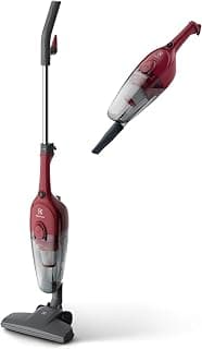 Aspirador pó vertical com fio portátil de mão 2 em 1 1100W cabo 5m capacidade 1,2L filtro HEPA Electrolux STK13 vermelho 127v - Produto 5 mais recomendado com 4.7 estrelas