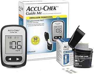 Kit Accu-Chek Guide Me Mg/Dl C/50Tiras - Produto 7 mais recomendado com 4.6 estrelas