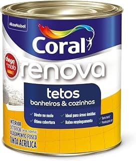 Tinta Fosco Chega de Mofo Econômico 900ml Branco - Produto 3 mais recomendado com 4.7 estrelas
