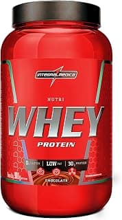 Integralmedica - Hipercalórico - Nutri Whey Protein Chocolate - Pote 900g - Fonte de Proteínas e Carboidratos - Suplemento Alimentar, Ganho Muscular e Recuperação Pós-Treino - Super Mass Gainer - Produto 10 mais recomendado com 4.5 estrelas