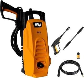WAP Lavadora de Alta Pressão ÁGIL 1800, Portátil, 300L/h, com Jato em Leque e Concentrado, 1300psi 1400W 127V - Produto 5 mais recomendado com 4.6 estrelas