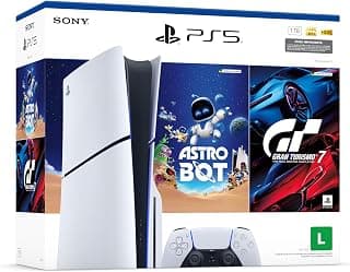 PlayStation®5 Slim Disk - Pacote ASTRO BOT e Gran Turismo 7 - Produto 3 mais recomendado com 4.8 estrelas