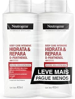 Neutrogena Hidratante Corporal Body Care Intensive Hidrata&Repara, Kit com 2 Unidades de 400ml - Produto 1 mais recomendado com 4.9 estrelas