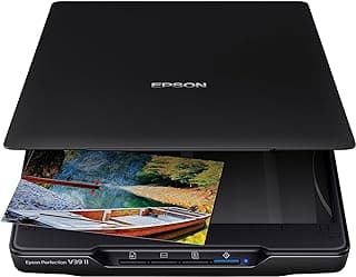 Scanner Epson Perfection V39 II (capa removível/ 4800x4800 resolução/USB) Preto - Produto 6 mais recomendado com 3.9 estrelas