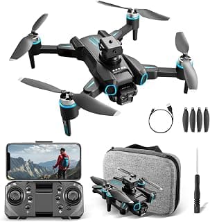 Drone Com Camera Drone Profissional 4K HD Câmeras Fluxo óptico FPV Mini Controle Remoto Quadricóptero Bolsa De Transporte GN-503 - Produto 4 mais recomendado com 5 estrelas