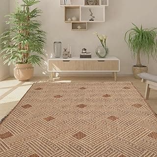 Tapete Sisal Sala Quarto 2,00x2,50 Terracota S-575 - Produto 3 mais recomendado com 4.6 estrelas