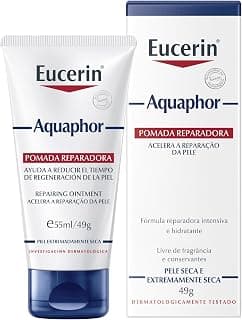 EUCERIN Pomada Reparadora Aquaphor 50ml, Hidratação Intensiva, Hidratante Corporal - Produto 7 mais recomendado com 4.8 estrelas