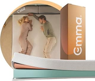Colchão Casal Emma One - Firme e suporte ótimo com máxima durabilidade - Produto 2 mais recomendado com 4.8 estrelas