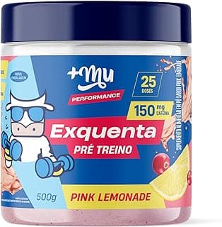 +Mu Pré Treino Exquenta Sabor Pink Lemonade - 500g - Produto 3 mais recomendado com 4.6 estrelas