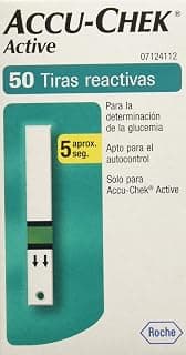 Tiras Accu-Chek Active C/50 - Produto em review com 4.8 estrelas e 3.100 avaliações