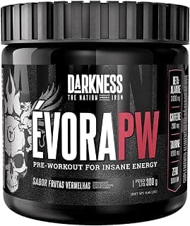 Darkness - Pré Treino Évora PW - Frutas Vermelhas - 300g - Produto 4 mais recomendado com 4.6 estrelas