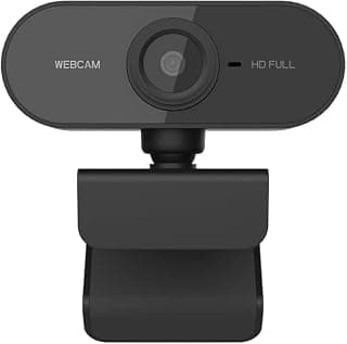 Webcam Full HD 1080P Com Microfone Home Office VideoConferencia Câmera USB para Computador Notebook Aulas Online Plug & Play Premium - Produto 8 mais recomendado com 4.5 estrelas