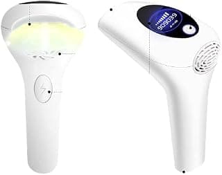Depilador Laser Luz Pulsada 900 Mil Disparos Portátil Com Óculos de Proteção e Manual em Português BIVOLT - Produto 9 mais recomendado com 3.9 estrelas