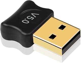 Adaptador Bluetooth 5.0 USB Receptor Dongle Para PC Computador Notebook Compatível Com Fone De Ouvido Gamepad Impressora Mouse Teclado Windows Linux - Produto 7 mais recomendado com 4 estrelas
