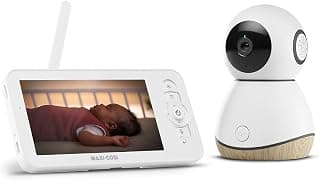 Babá Eletrônica Maxi Cosi See Pro 360, tela 5.0, tecnologia CryAssist™ interpreta o choro, câmera HD 2K visão noturna, bateria de 10 horas, ruído branco - Produto 5 mais recomendado com 4.5 estrelas