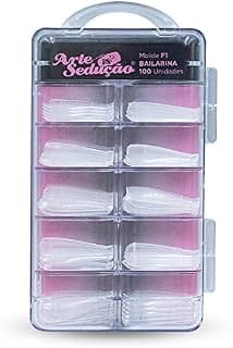 Molde F1 Bailarina Unhas de Gel, Arte Sedução, 100 Unidades - Produto 1 mais recomendado com 4.6 estrelas