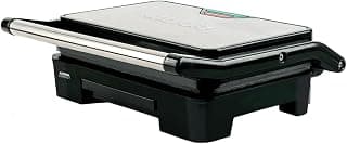 Grill Asteria Compact Mallory Grill multifunção, Luzes indicadoras de funcionamento, Alça com toque-frio e Trava de segurança 127V - Produto 2 mais recomendado com 4.6 estrelas