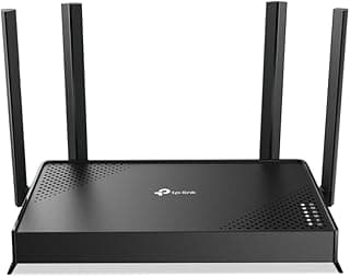 TP-Link Archer BE220 WiFi 7, 3,6 Gbps, banda dupla, 1 x 1 G WAN + 4 x 1 G LAN, 4 antenas, EasyMesh, HomeShield, compatível com todos os ISPs - Produto 7 mais recomendado com 4.8 estrelas