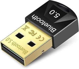 Adaptador Bluetooth 5.0 para PC, receptor Bluetooth 5.0 para transferência sem fio para laptop, suporta Windows 10/8.1/8/7/XP para desktop, mouse, teclado, impressoras, Controles - Produto 6 mais recomendado com 5 estrelas