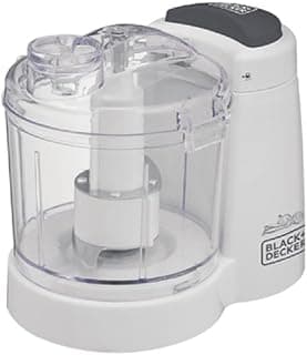 BLACK+DECKER Processador de Alimentos, Mini Processador com Função Pulsar, Abertura na Tampa e Trava de Segurança, Potência 120W, Modelo MP120B2, 110V - Produto 4 mais recomendado com 4.6 estrelas