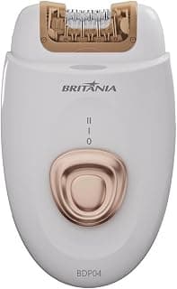 Depilador de Pelos Britânia 4 Acessórios BDP04 5W Branco e rose Bivolt - Produto 7 mais recomendado com 4.4 estrelas