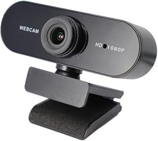 Webcam 1080P para PC, foco automático PDAF, microfones com cancelamento de ruído AI duplo, correção automática de luz, webcam Plug & Play - Produto 10 mais recomendado com 5 estrelas