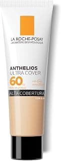 La Roche-Posay, Ultra Cover, Protetor Solar com Cor e Performance de Maquiagem, 12h de cobertura de base em uma única camada, Textura Fluida, Oil free, Toque Seco, FPS60, 30g - Produto 5 mais recomendado com 4.7 estrelas