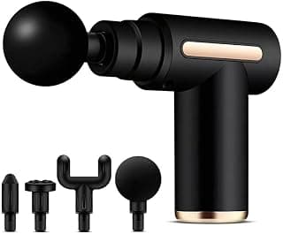 Massageador Muscular Eletrico Profissional Pistola – Alívio da Dor, Relaxamento, Liberação Miofascial, 4 Ponteiras, Portátil e Silencioso. - Produto em review com 4.1 estrelas e 330 avaliações