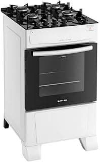 Fogão Atlas 4 Bocas branco Mônaco Top Glass com Acendimento automático - Bivolt - Produto 3 mais recomendado com 4.7 estrelas