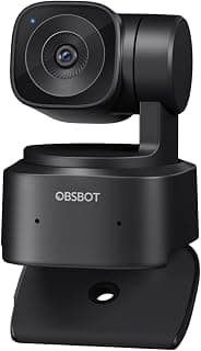 OBSBOT Webcam Tiny SE 1080P 100 FPS para PC, câmera de streaming PTZ com rastreamento de IA e sensor de 1/2,8", controle de gestos, ISO duplo, HDR escalonado, webcam para computador de mesa, laptop - Produto 10 mais recomendado com 0 estrelas