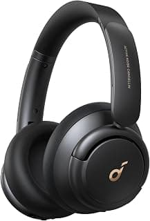 soundcore Q30 da Anker, Fone de Ouvido Sem Fio, ANC, Bluetooth, Headphone Over-Ear, Som de Alta Resolução, EQ Personalizável via App, 80h de Bateria, Conexão Multiponto, Ajuste Confortável, Preto - Produto 6 mais recomendado com 4.6 estrelas