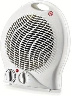 Aquecedor Elétrico 2 Em 1,2000w,220v, 12m², Branco - Produto 10 mais recomendado com 2.8 estrelas